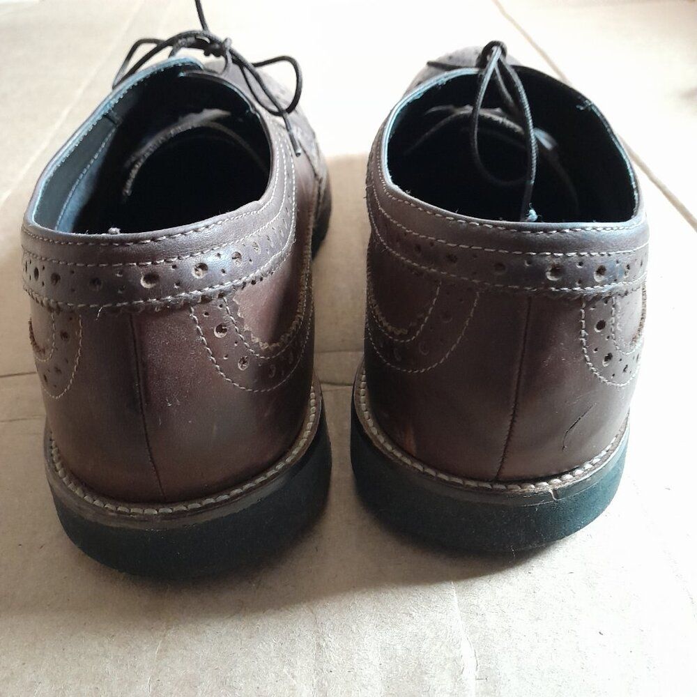 Rockport Men’s Size 11 Brown Leather Oxford Wingtip Dress Shoes - Picture 7 of 7